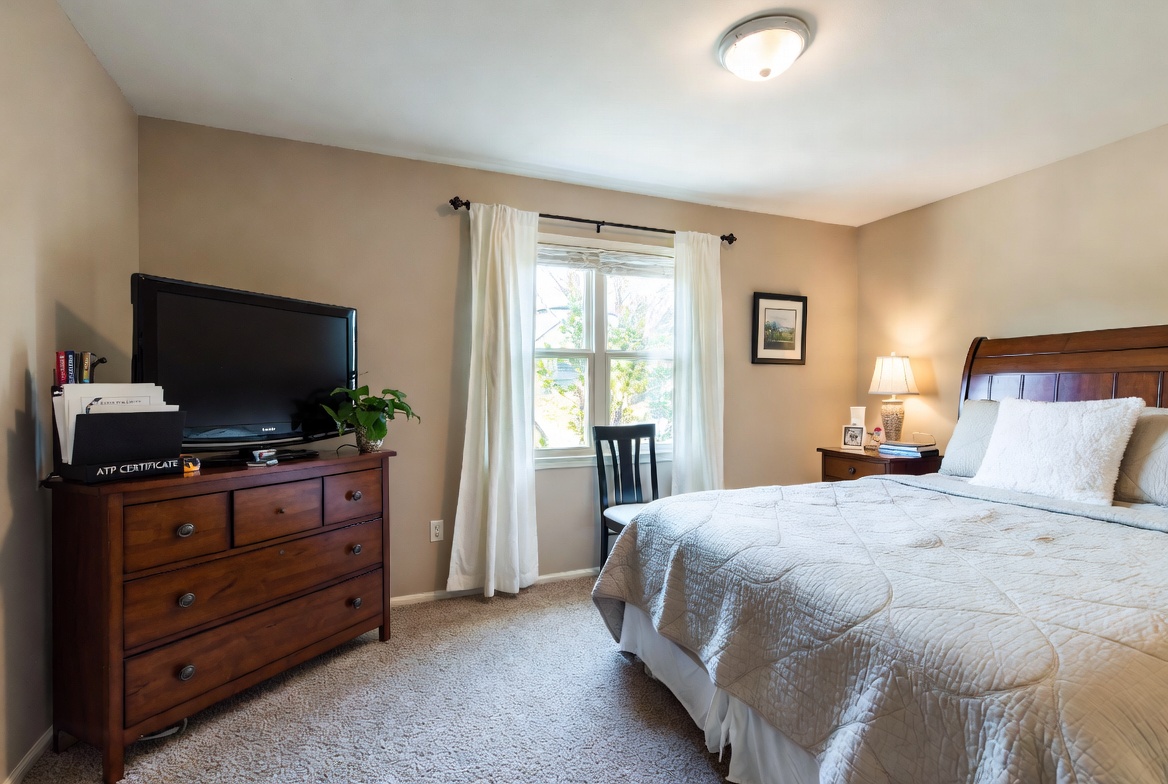 Fully restored bedroom after professional crime scene cleanup