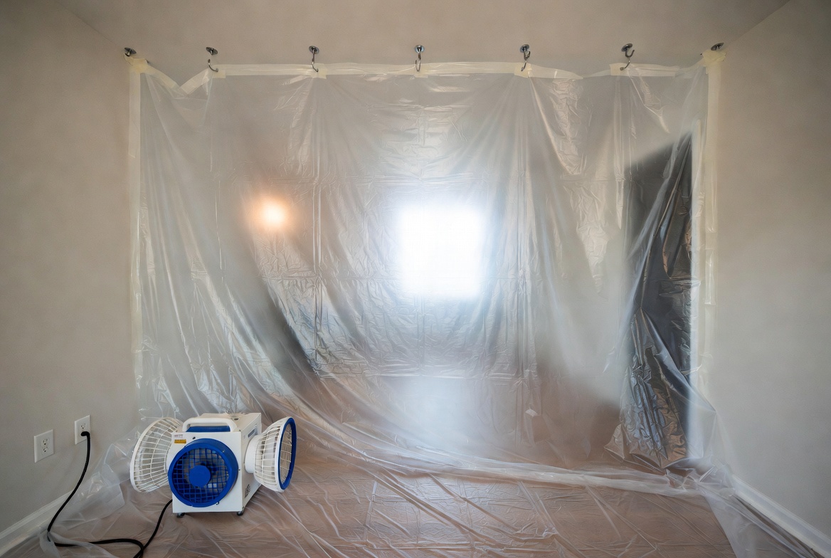 Professional hazmat spill containment deployment