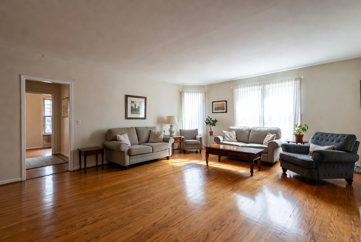 Room fully restored after professional hoarding cleanup