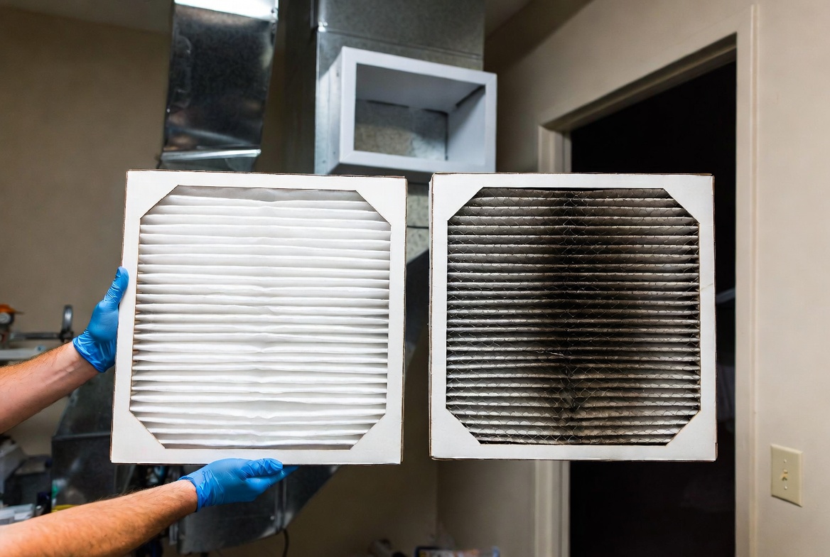 HVAC filter replacement after unattended death odor event